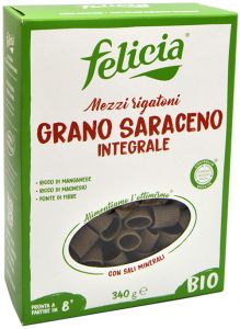 Felicia Mezzi Rigatoni de Sarrasin Sans Gluten Bio 340 g.