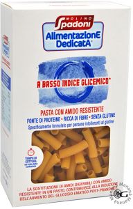 Molino Spadoni Maccheroni avec Amidon Résistant Sans Gluten 400 g.