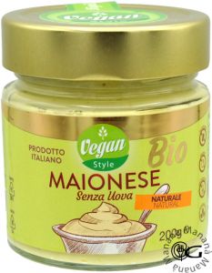 Vegan Style Natural Mayonnaise Without Eggs Bio 200 g.