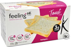 FeelingOK Toast + Protein 160 g.