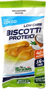 Why Nature Biscotti Proteici al Cocco 30 g.