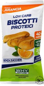Why Nature Biscotti Proteici all' Arancia 30 g.