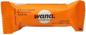 Wana Waffand'Cream Barretta Cacao e Caramello Salato 43 g.