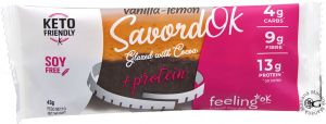 FeelingOK SavordOk Vaniglia Limone Glassato Cacao + Protein 43 g.