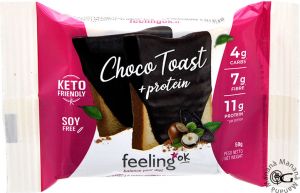 FeelingOK Choco Toast Mono + Protein 50 g.