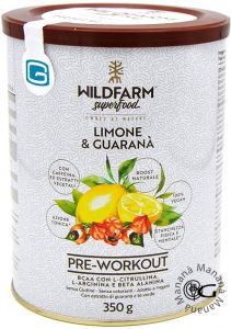 Wildfarm Pre-Workout Limone & Guaranà 350 g.