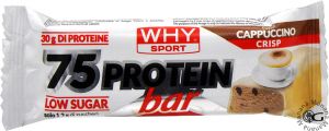 Why Sport 75 Protein Bar Cappuccino Crisp 75 g.