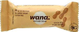 Wana Waffand'Cream Barretta Proteica Cacao e Burro d'Arachidi 43 g.