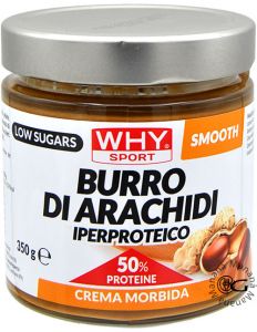 Why Sport Burro di Arachidi Iperproteico Smooth 350 g.