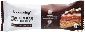 Foodspring Barretta Proteica Extra Chocolate Double Choc 45 g.