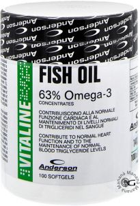 Anderson Fish Oil 63% Omega-3 141,8 g.  (100 Perle)