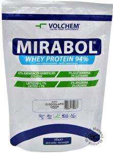 Volchem Mirabol Whey Protein 94 Cioccolato 500 g.