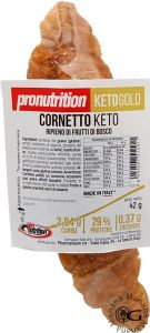 Pronutrition Cornetto Keto No Carbo Frutti di Bosco 42 g.