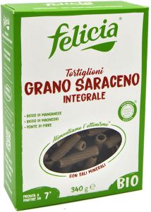 Felicia Tortiglioni di Grano Saraceno Bio 340 g.