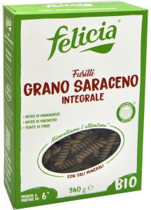 Felicia Fusilli di Grano Saraceno Bio 340 g.