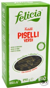 Felicia Fusilli de Pois Verts Bio 250 g.